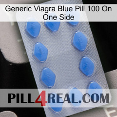 Generic Viagra Blue Pill 100 On One Side 21